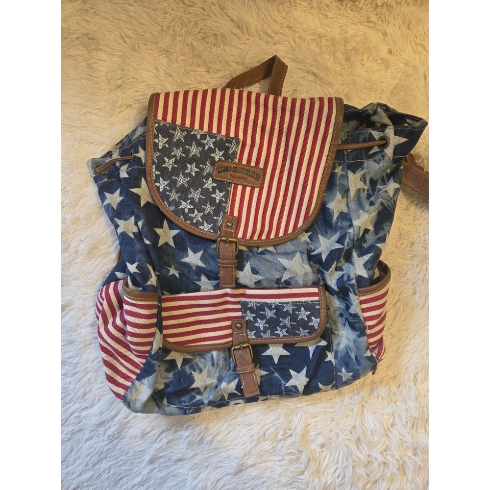 Vintage Unionbay Stars And Stripes Backpack